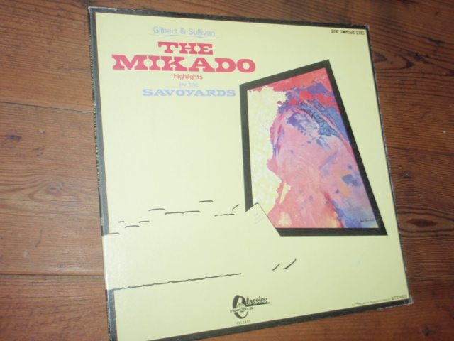 GILBERT & SULLIVAN. the mikado.
