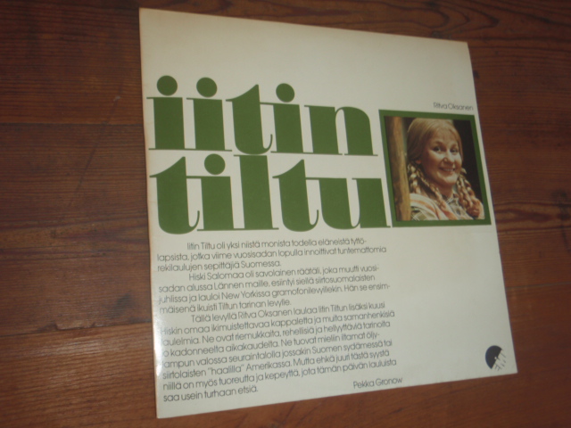 OKSANEN RITVA.  iitin tiltu.