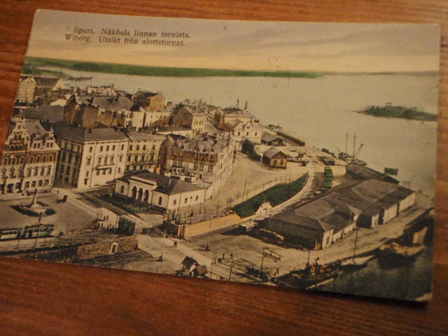 VIIPURI. näköala linnan tornista. kulkenut v,1928