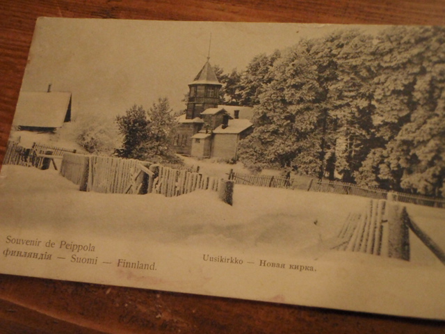 UUSIKIRKKO. peippola(kirkko) ei kulkenut.