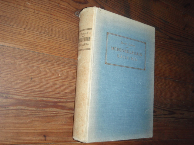 lybeck  bertel. MERENKULKIJAIN KÄSIKIRJA. 1p.