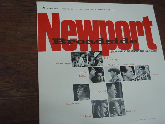 NEWPORT BROADSIDE dylan,seeger,garland,ochs,la farge ym.