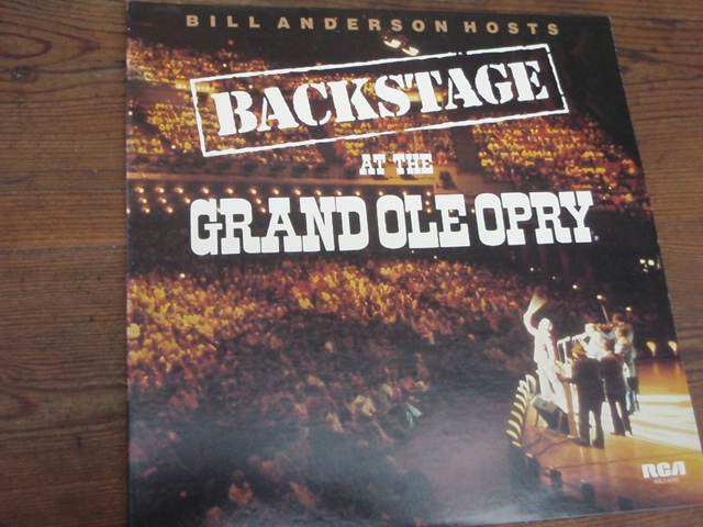 ANDERSON BILL.backstage at the grand ole opry.