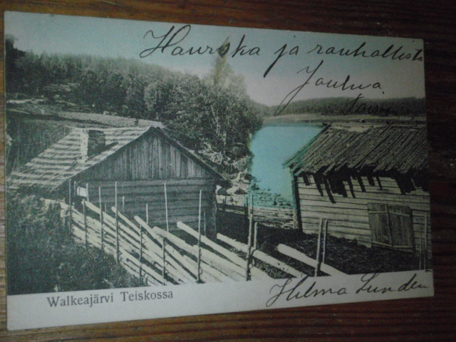 TEISKO WALKEAJÄRVI postik, kulkenut. v,1906