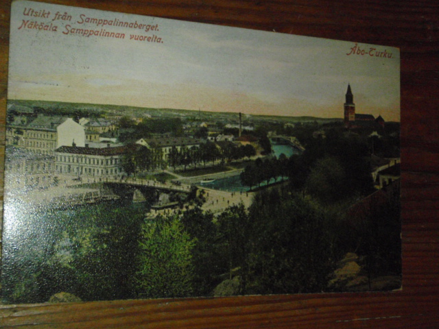 TURKU  postik,samppalinnan vuorelta.kulkenut. v,1910?