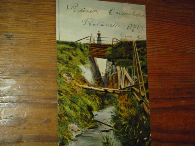 TEISKO(laskuoja)postik, kulkenut. v,1908