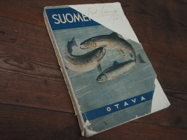 valle. suomen kalat. (etukannesta kulmat pois,takakansi puuttuu)