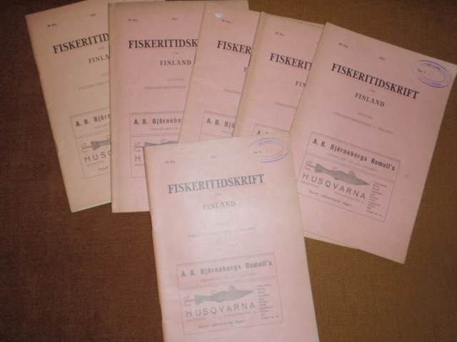 FISKERITIDSKRIFT för finland ,1916(puuttuu,nro, 4)