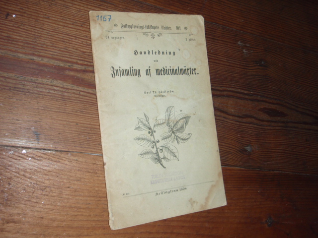 hällström th karl. handledning wid INSAMLING af MEDICINALWÄXTER.
