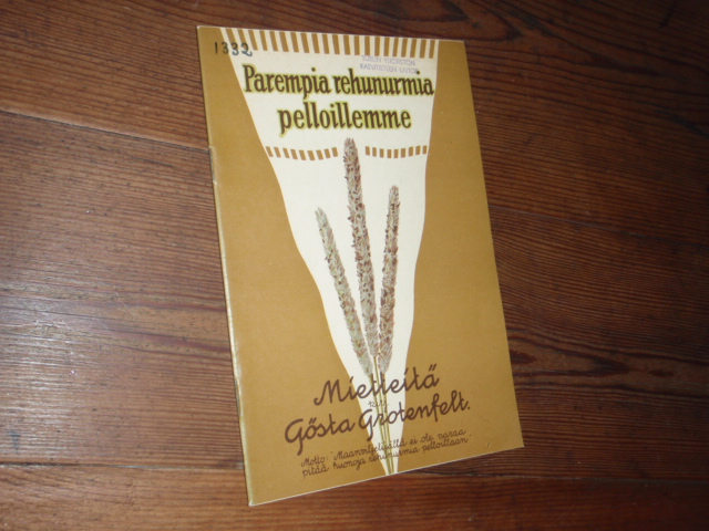 grontenfelt g.PAREMPIA REHUNURMIA PELLOILLEMME.