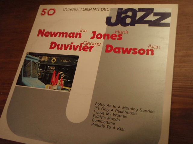 cursio/i giganti del JAZZ. no,50. newman,jones,duvivier,dawson.