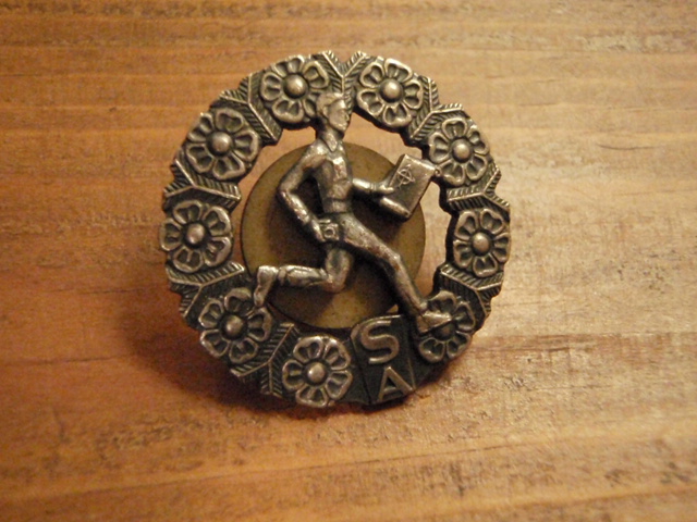 kuntoisuusmerkki. SUUNNISTUS. II luokka. (vanha malli)