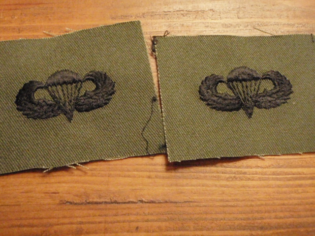 kangasmerkki. usa LASKUVARJO. 2kpl.