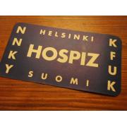 matkalaukku etketti(50-60 lukua) HOSPIZ helsinki.