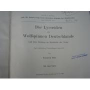 nova acta.DIE LYCOSIDEN  oder WOLFSPINNEN DEUTSCLANDS.