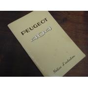 PEUGEOT 404 .käyttöohjekirja. v,1963.