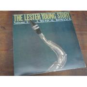 LESTER YOUNG STORY vol 2. tupla-lp.  jazz.