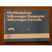WV,transporter, käyttöohjekirja