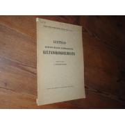 pekkarinen j. luettelo kuopion museon suom,KELTANOKOKOELMASTA.