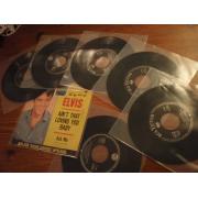 ELVIS singlet. 7 kpl. MYYTY